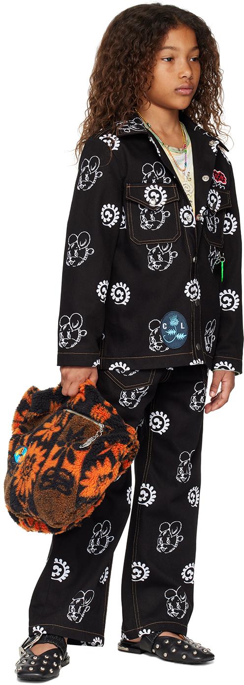 chopova lowenaチョポヴァロウェナFlower Pup長袖Tシャツ