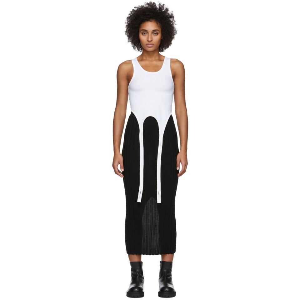 Helmut Lang White Double Seamless Bra Tank Top