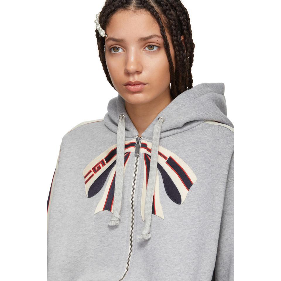 gucci grey zip up hoodie