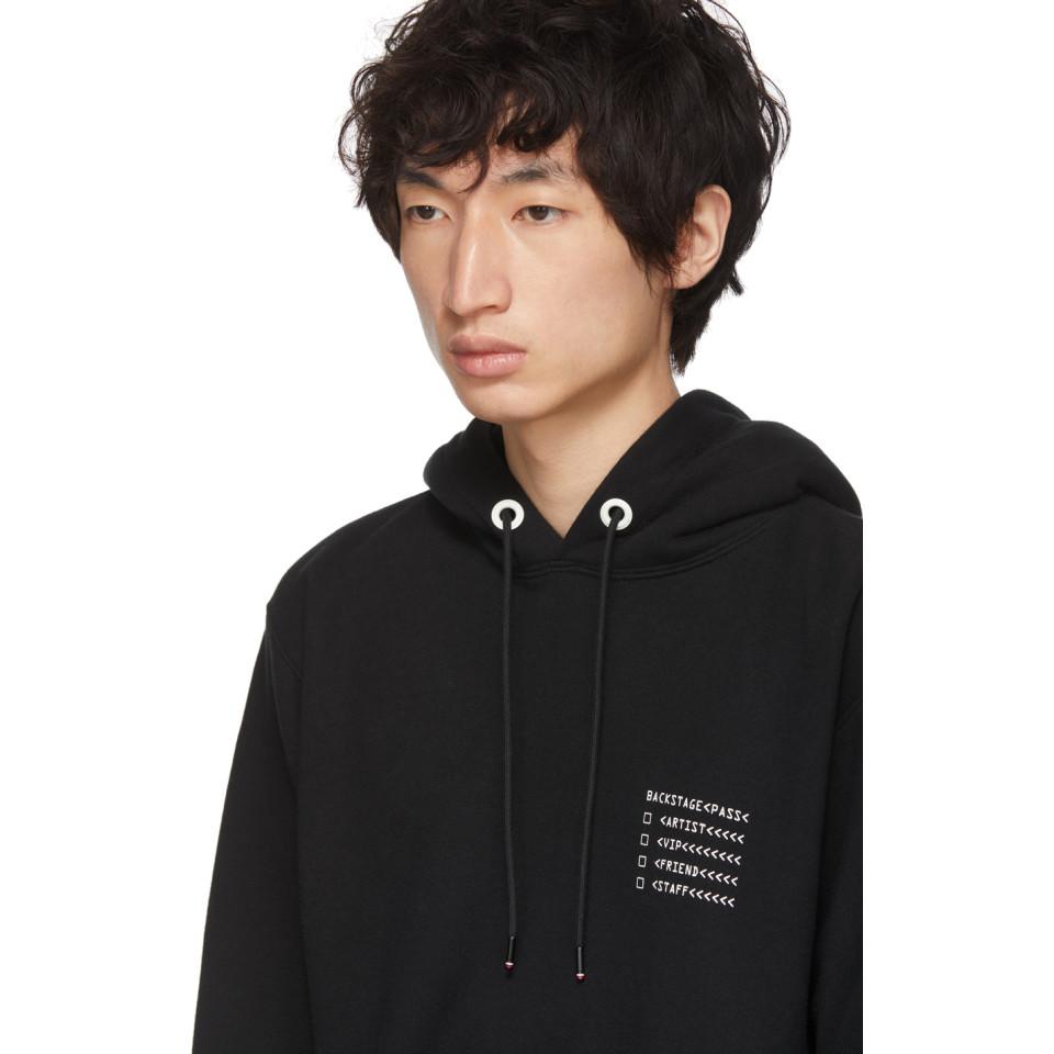 Moncler Genius 7 Moncler Fragment Hiroshi Fujiwara Black Backstage Pass  Hoodie for Men | Lyst