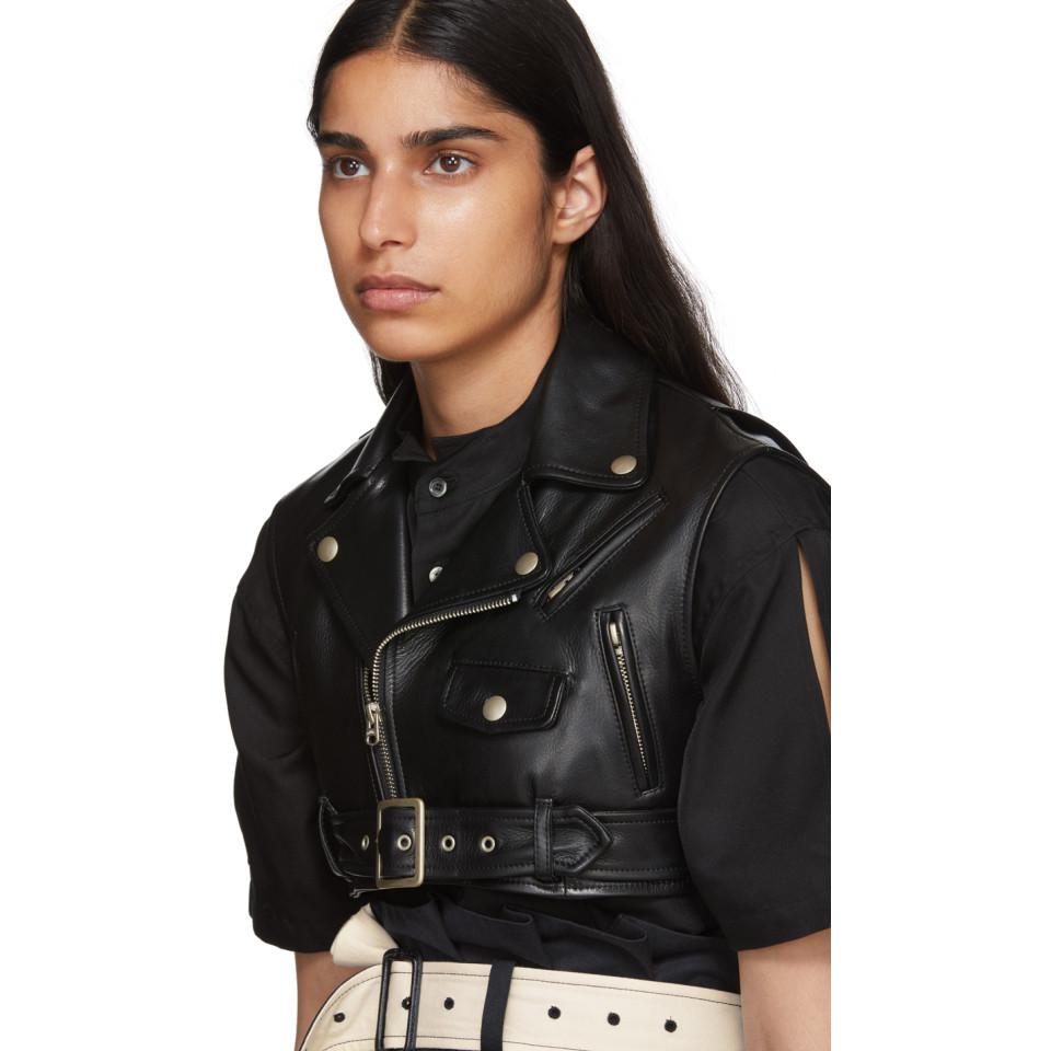 bolero jacket leather