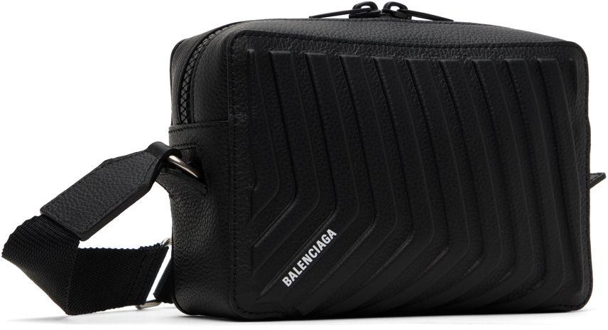 Balenciaga Car Camera Bag - Black - Men's - Calfskin & Polyester