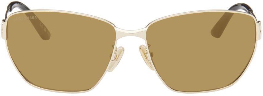 L.A. EYEWORKS レディース ブラウン Gibson キャットアイ眼鏡 L.A. EYEWORKS レディース ブラウン Gibson キャットアイ眼鏡