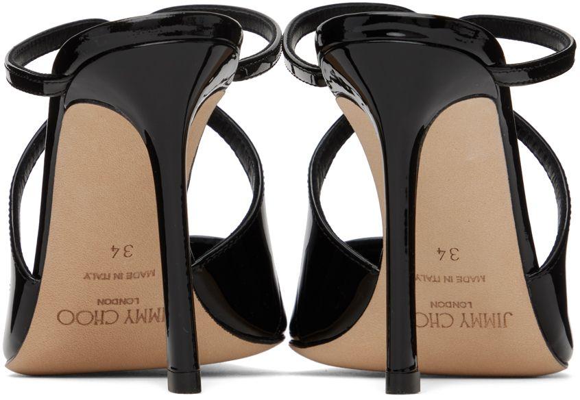 95mm Anise Metallic Satin Mules