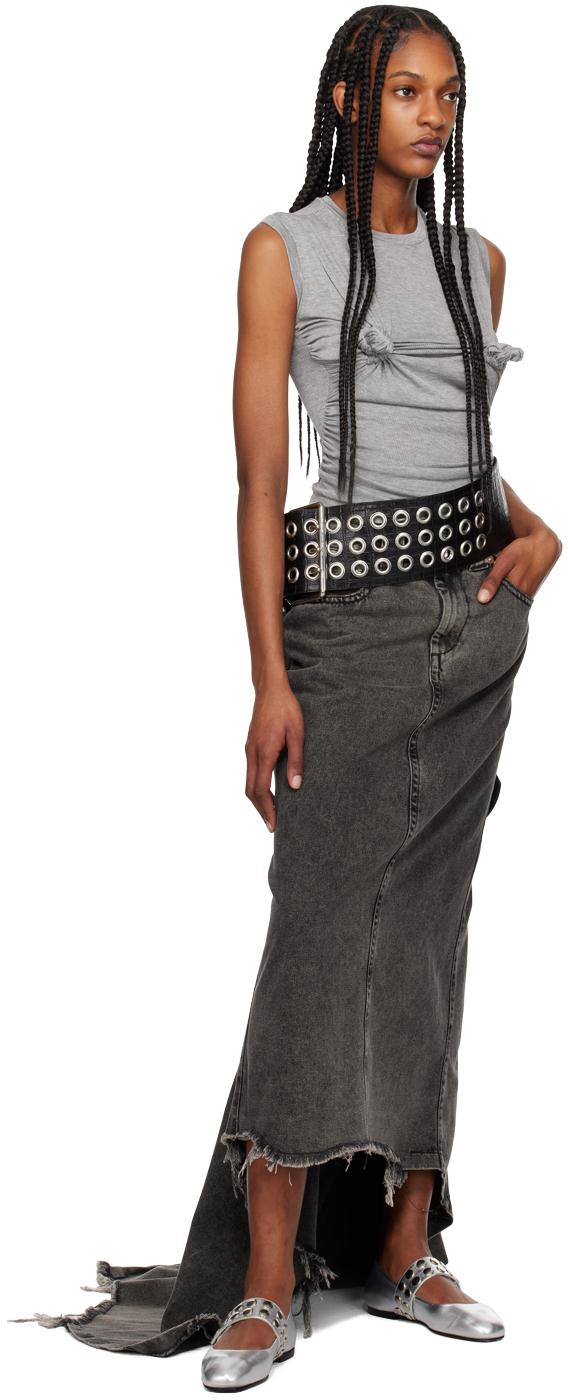 VAQUERA Titty Twister Tank Top in Black | Lyst