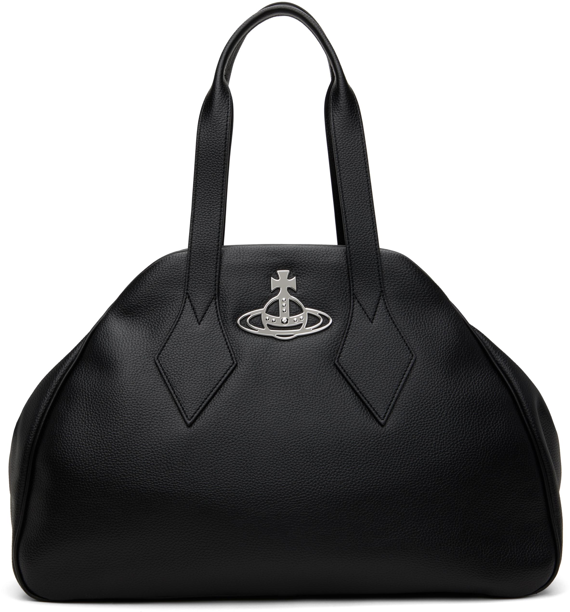 Vivienne Westwood メンズ ブラック ラージ Yasmine ダッフルバッグ  