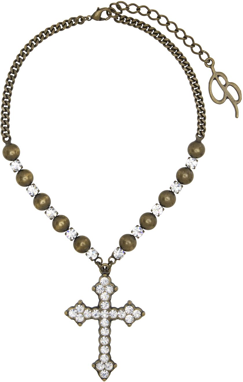 ネックレス・ペンダント BLUMARINE GOLD NECKLACE Blumarine Gold Cross Necklace | Lyst