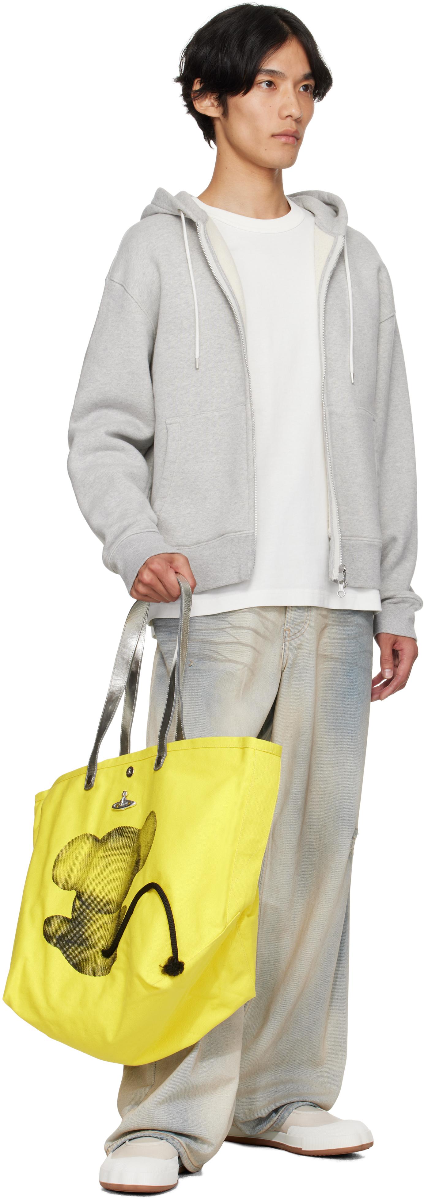 Vivienne Westwood Mouse Printed Canvas Utility Shopper Tote in 