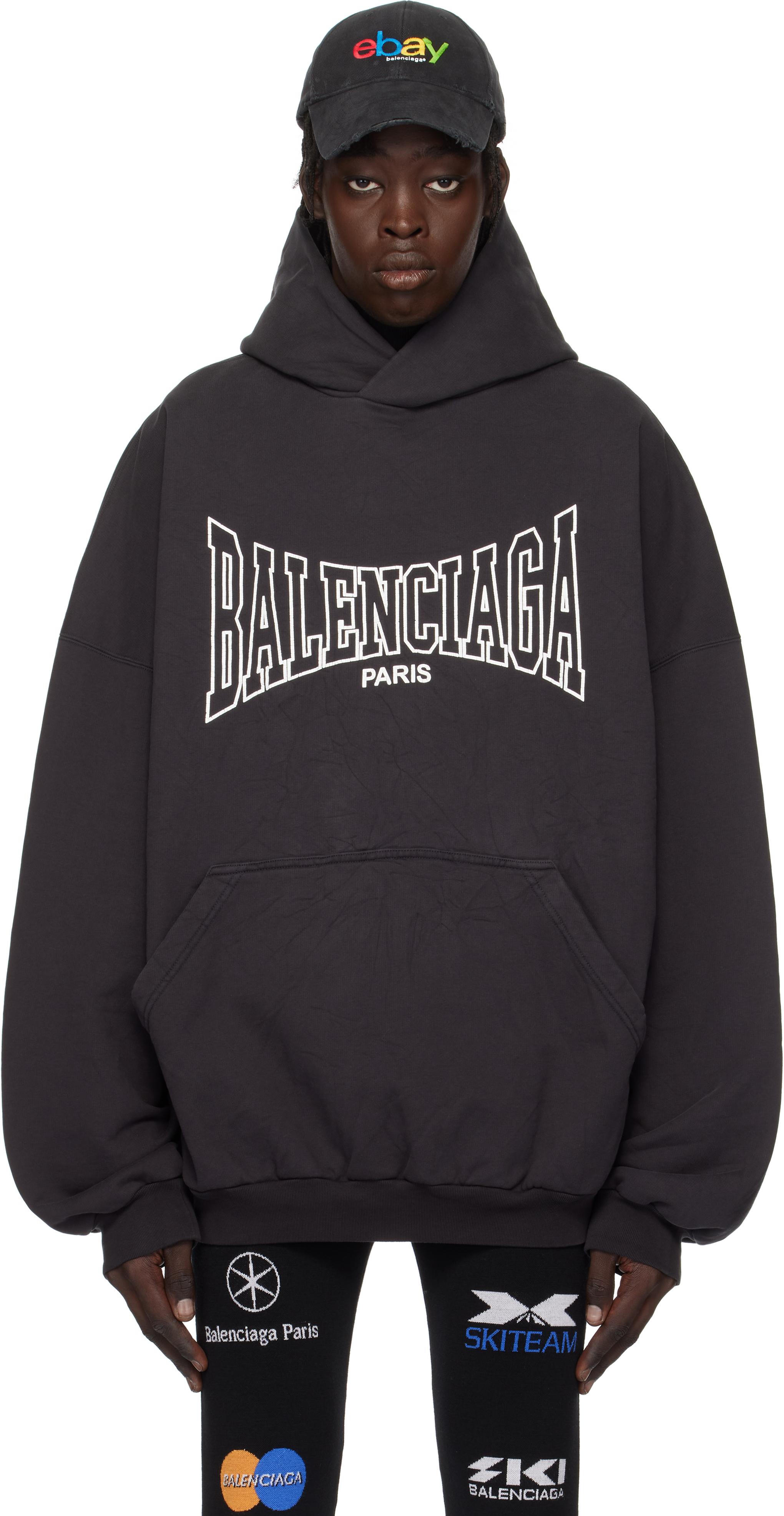 Balenciaga embroidered hoodie online