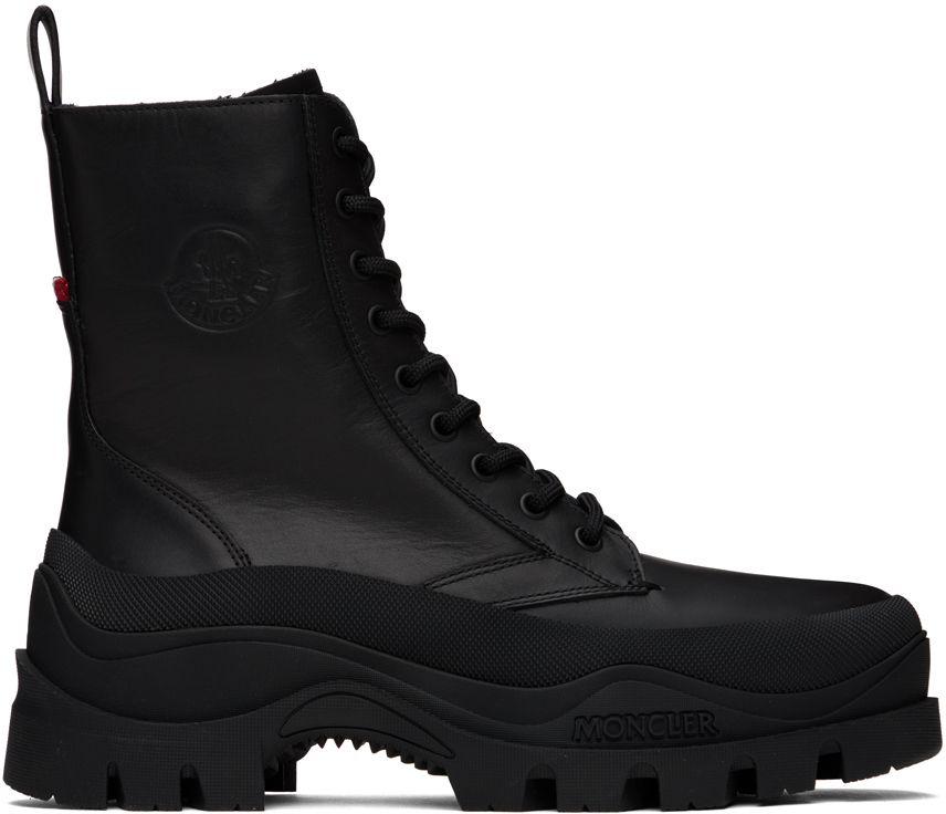 Moncler Black Larue Trek Boots for Men | Lyst
