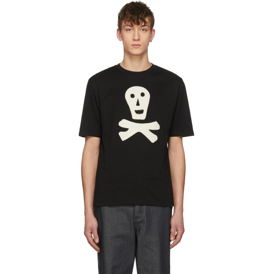 Loewe Cotton Black Skull T-shirt for 