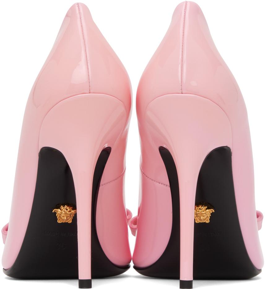 Versace pink best sale heels