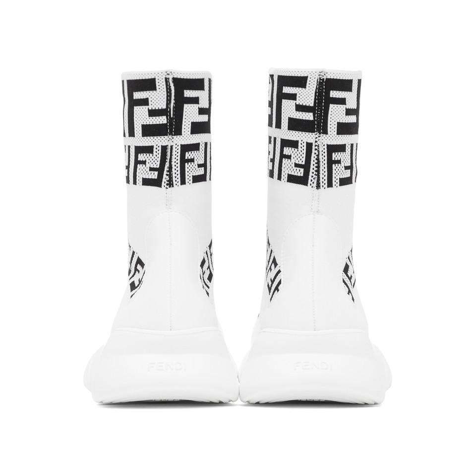 fendi ff sock sneakers