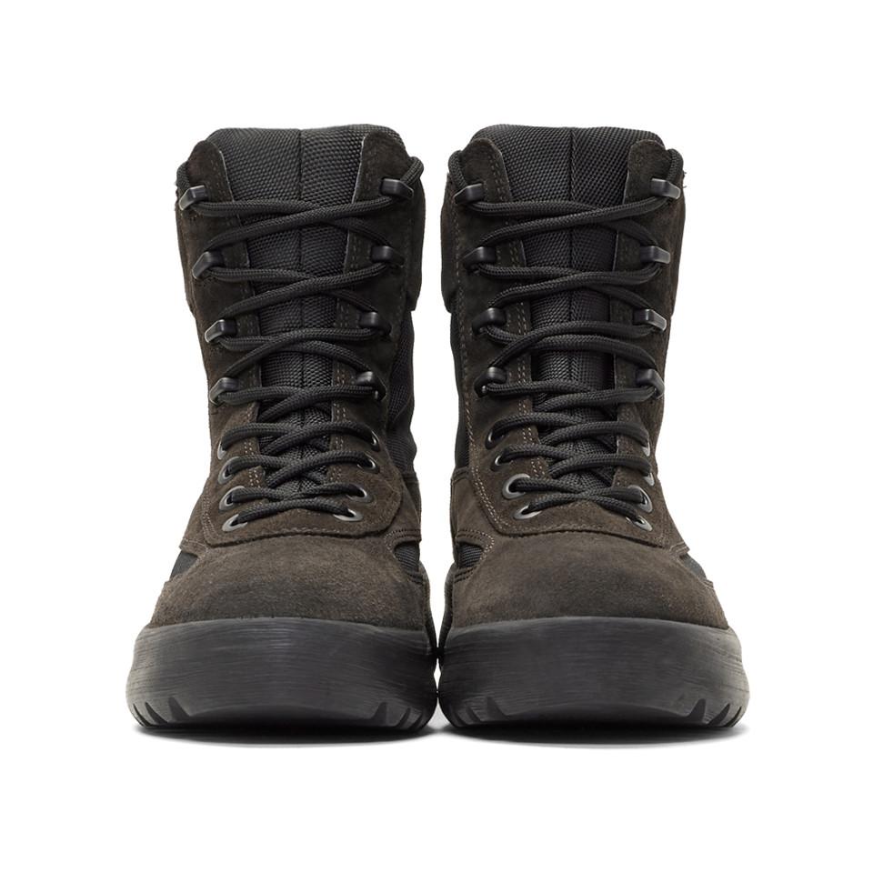 Yeezy Black Military Boots for Men | Lyst