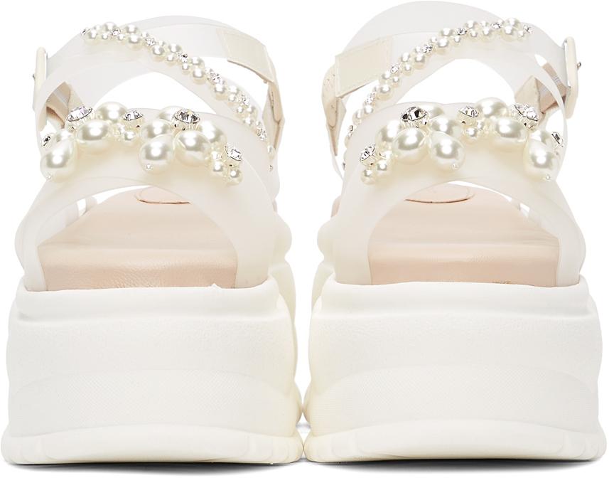 white jelly platforms