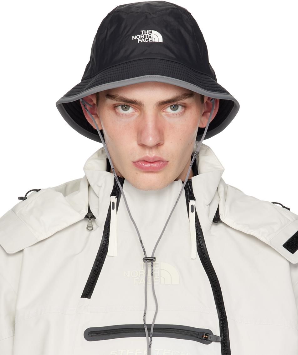 The North Face Black Antora Rain Bucket Hat for Men