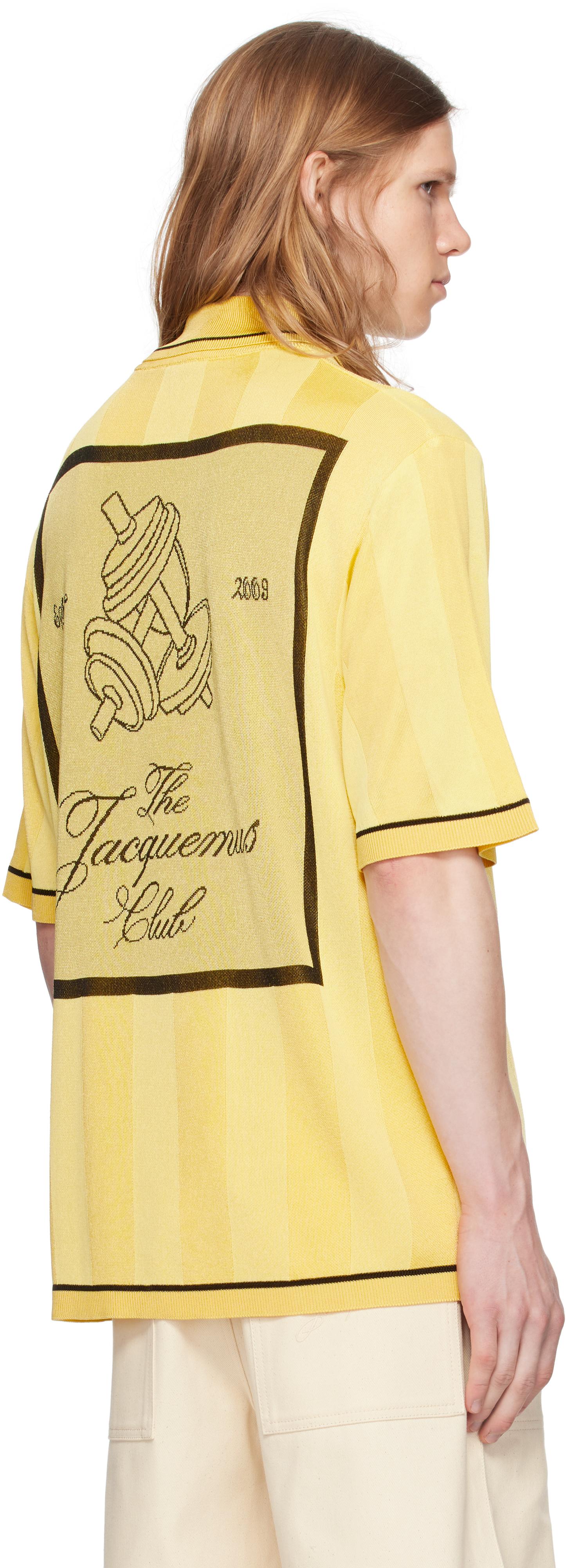 JACQUEMUS ストライプポロシャツ M