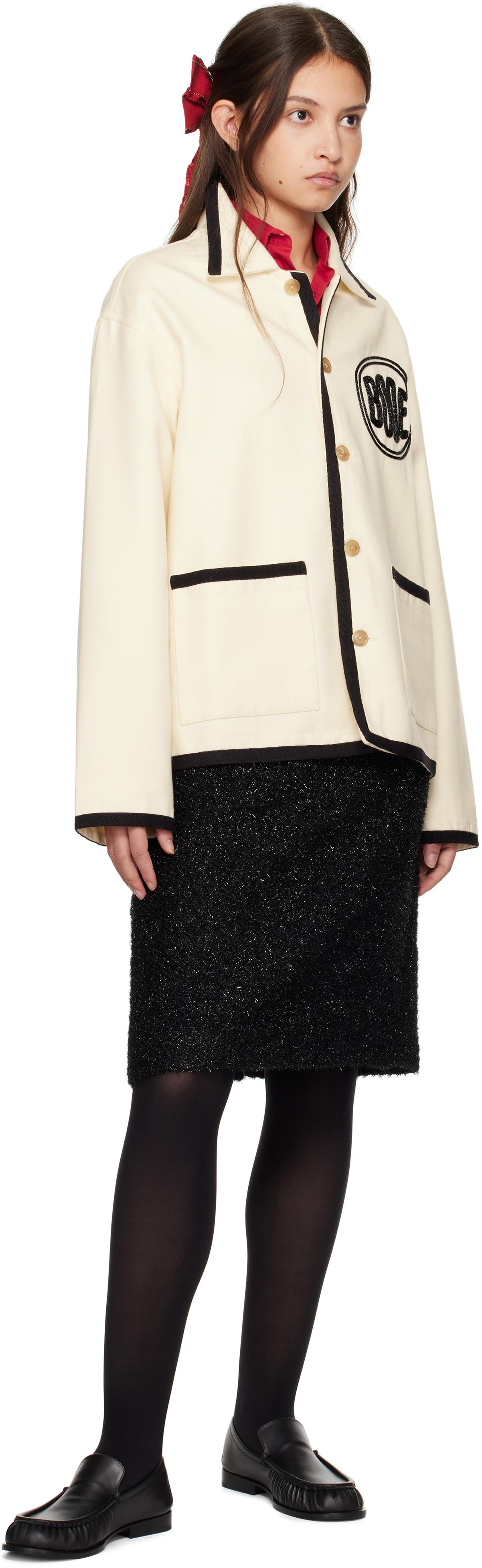 【関税込み】Bode オフホワイト Beaded Player ジャケット BODE】BEADED PLAYER JACKET (ジャケット/アウター / その他