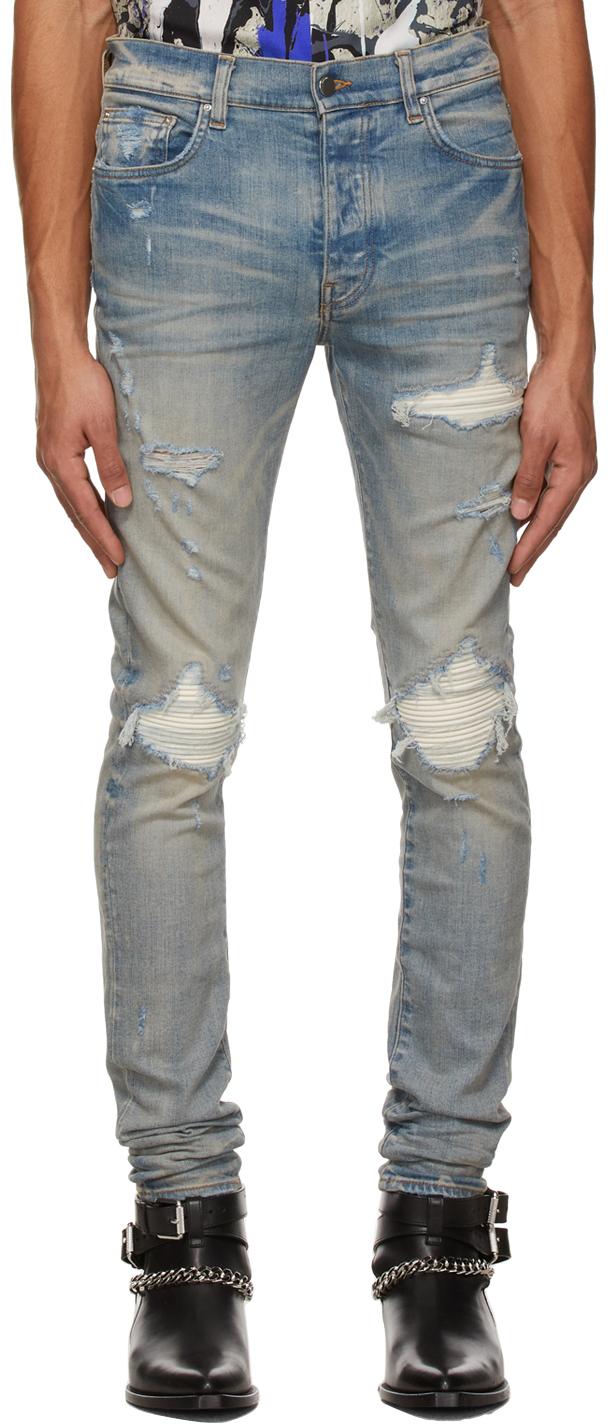 Amiri Taupe Mx1 Ultra Suede Jeans for 