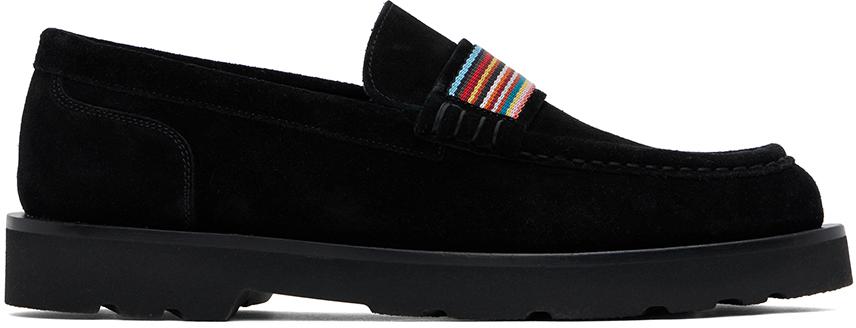 Paul Smith メンズ ブラック Bancroft ローファー スリッポンシューズ