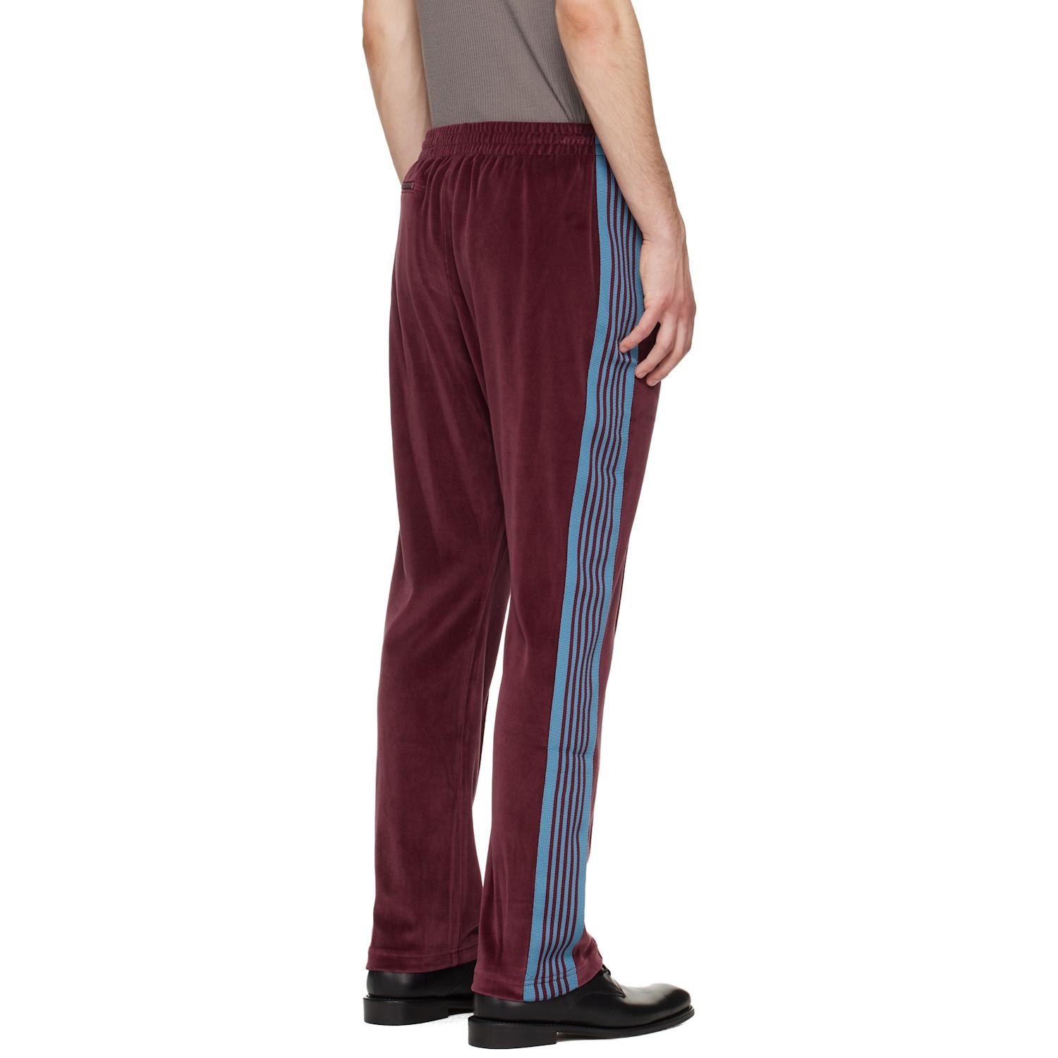 メンズ Needles バーガンディ Narrow トラックパンツ レッド | Lyst
