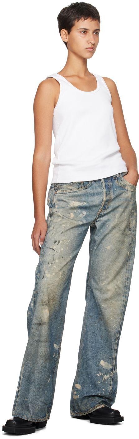 Acne Studios Ssense Xx Blue Painter Jeans | Lyst Acne Studios Ssense Xx Blue Painter Jeans | Lyst