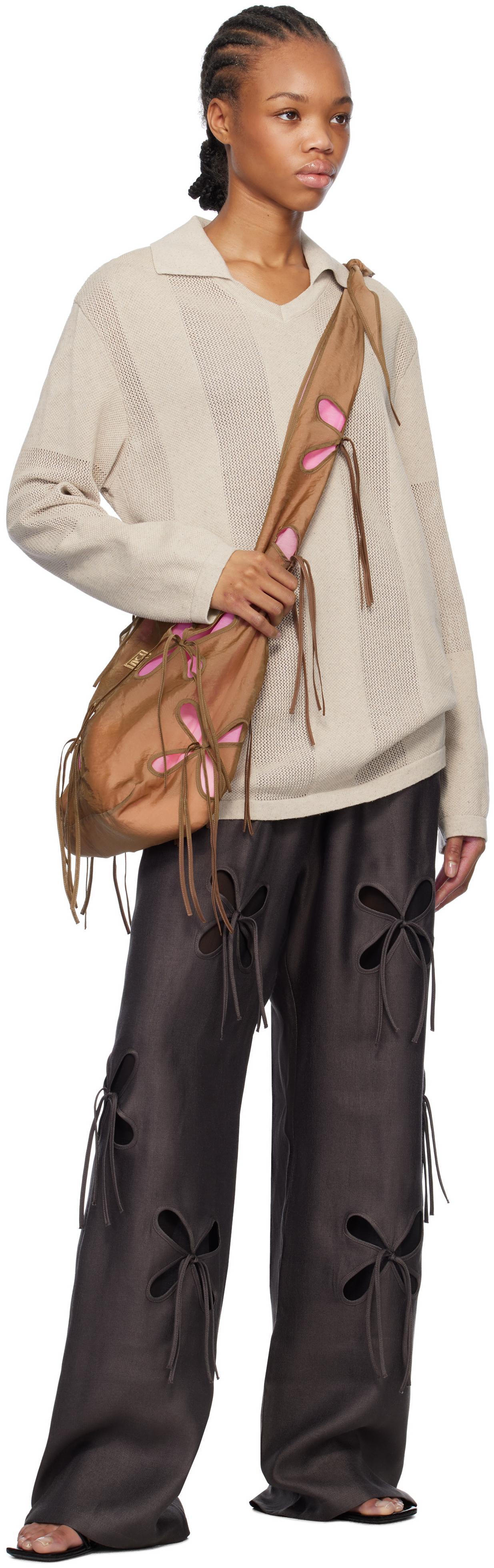 【関税込み】J.Kim ブラック Chilla Petal Bale バッグ Black Chilla Petal Bale Bag by J.Kim on Sale