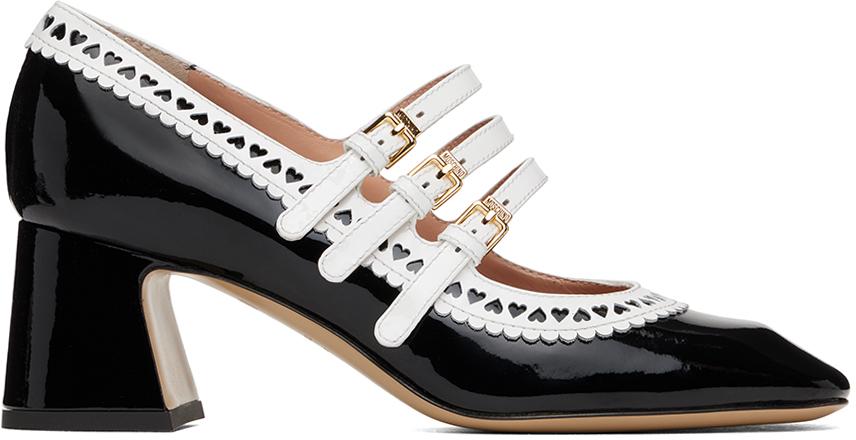 Moschino レディース ブラック メリージェーン ヒール ヒール