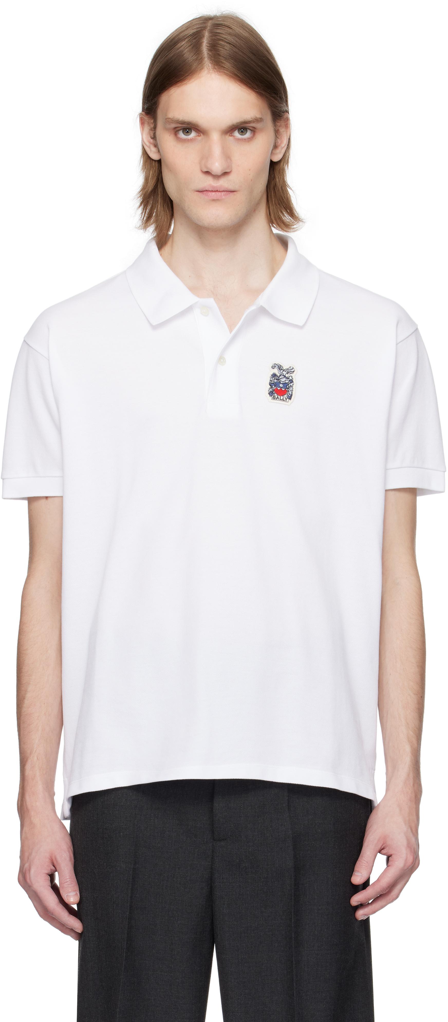 ★BALLY★ロゴ 刺繍 ポロ 半袖 Tシャツ bally-black-Pique-Polo-Shirt.jpeg