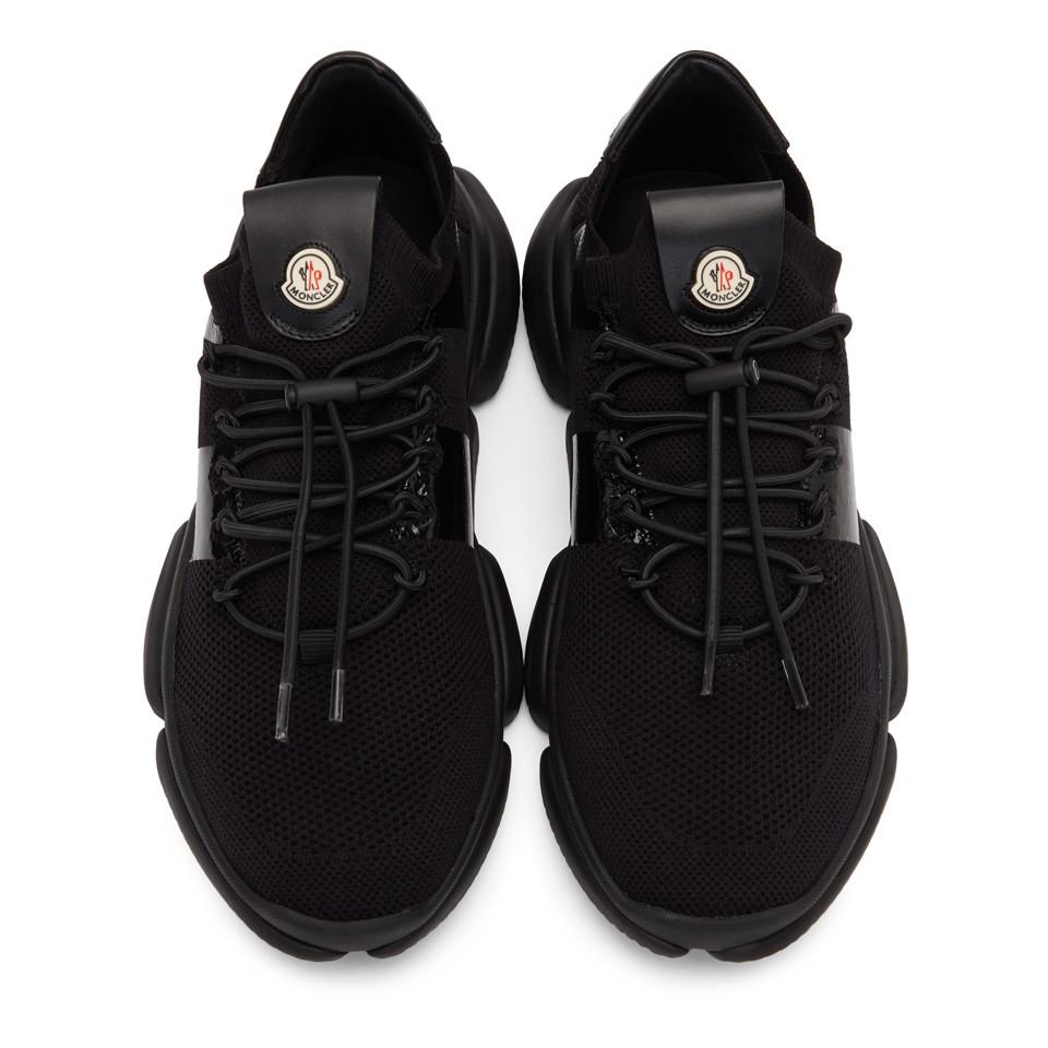 Moncler Black Bubble Sneakers for Men | Lyst