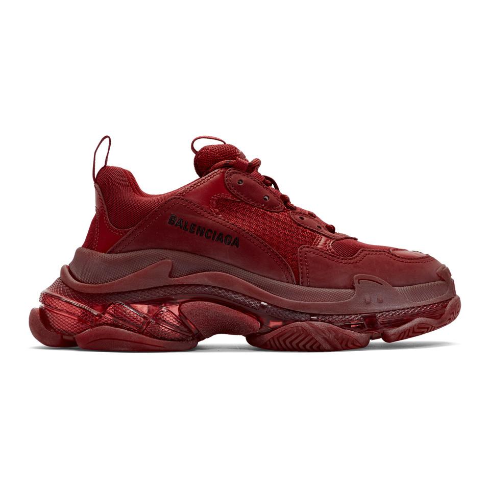 Balenciaga Triple s Red красные