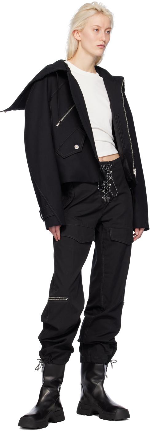 【関税込み】Dion Lee ブラック カットアウト トラウザーズ Dion Leeのブラック カットアウト トラウザーズがセール中