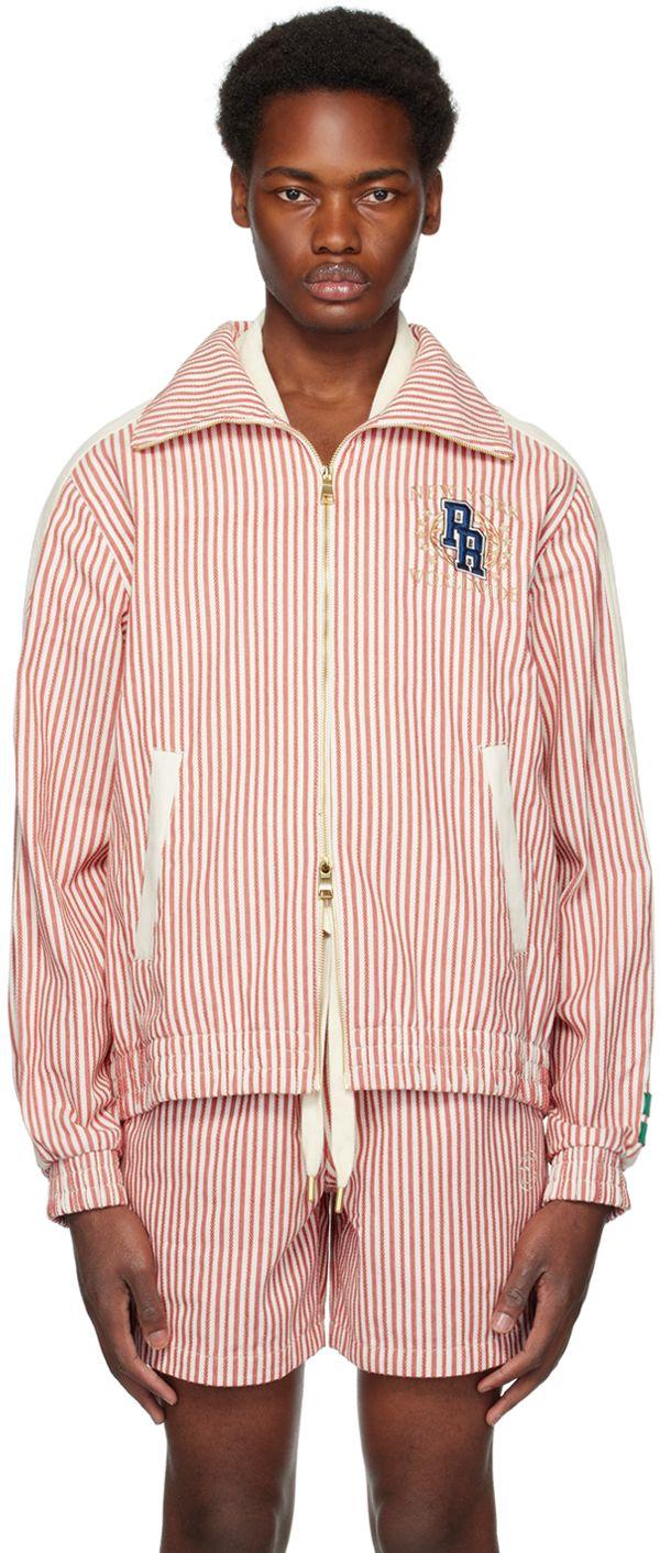 Puma red sales and white jacket