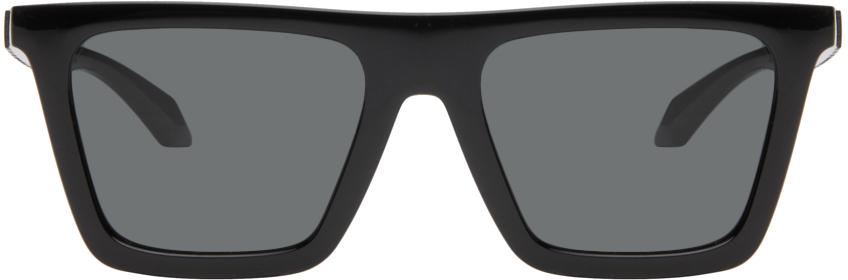 Versace メンズ ブラック スクエアサングラス サングラス