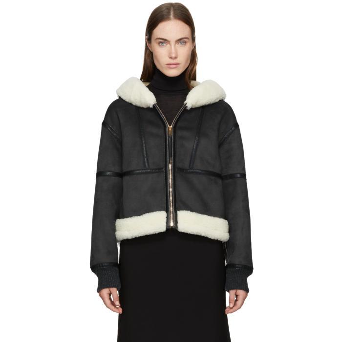 stella mccartney shearling coat