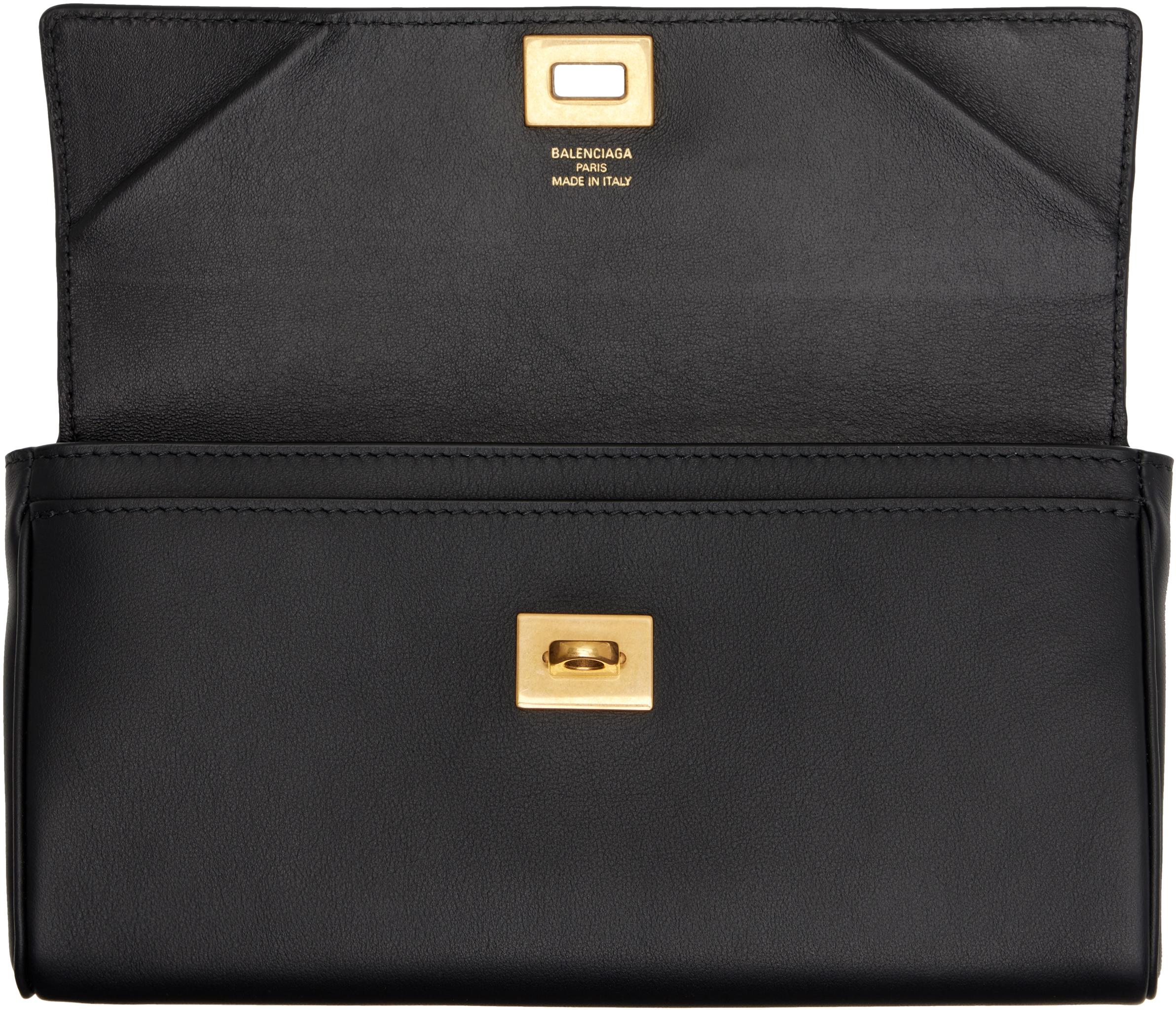Balenciaga Rodeo Continental Wallet in Black | Lyst