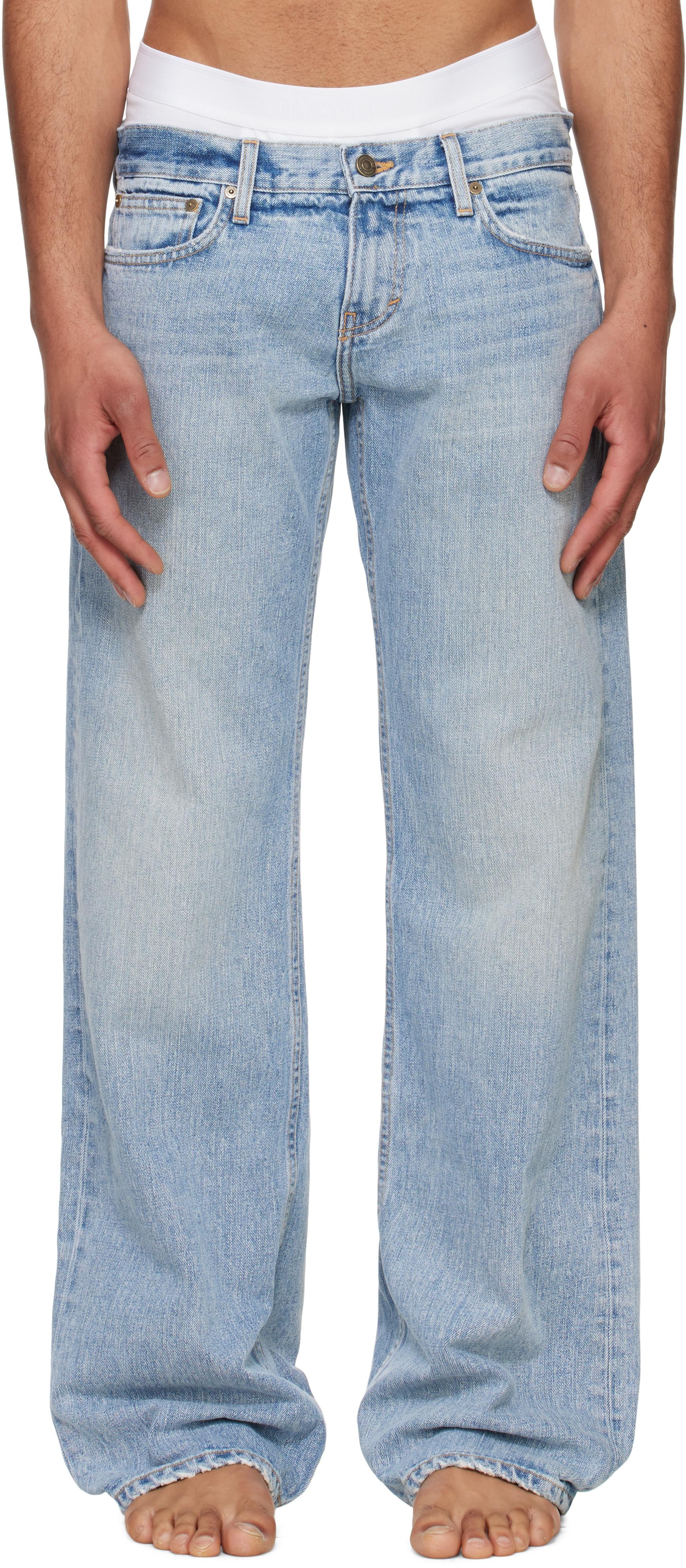 デニム・ジーパン raimundo langlois LIGHT FADED WASH BOOTCUT JEAN Raimundo Langlois Bootcut Jeans in Blue for Men | Lyst