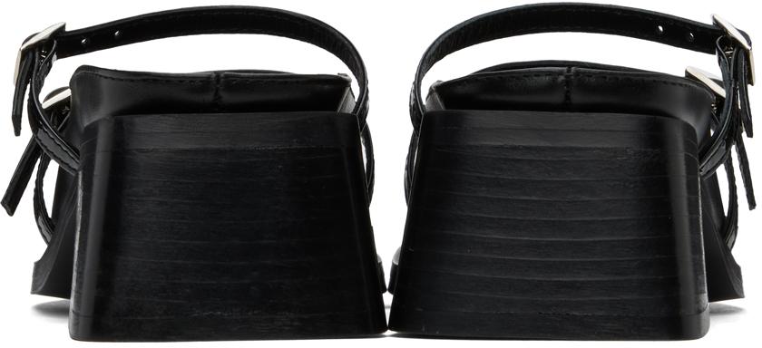 Justine Clenquet Andie Mules in Black | Lyst