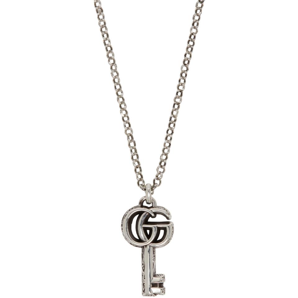Gucci Silver Key Necklace Discount, 50 