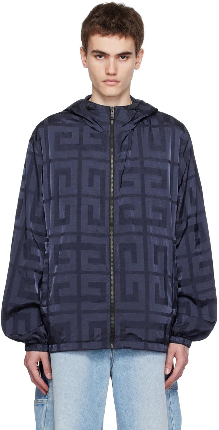 Acne Studios メンズ ブラック ジッパー シアリングジャケット Acne Studios メンズ ブラック ジッパー シアリングジャケット