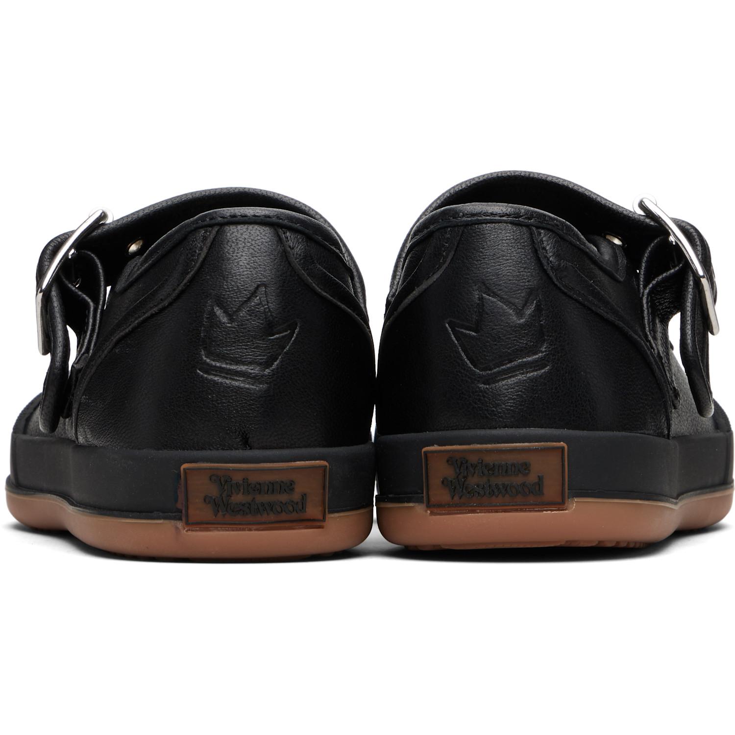 Vivienne Westwood Animal Gym Bar Ballerina Flats in Black | Lyst