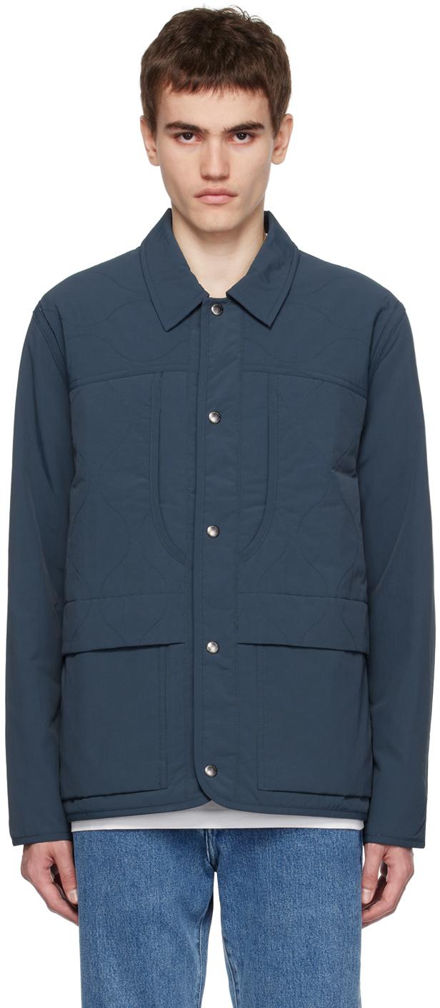 Paul Smith メンズ ブルー パデッド ジャケット ジャケット