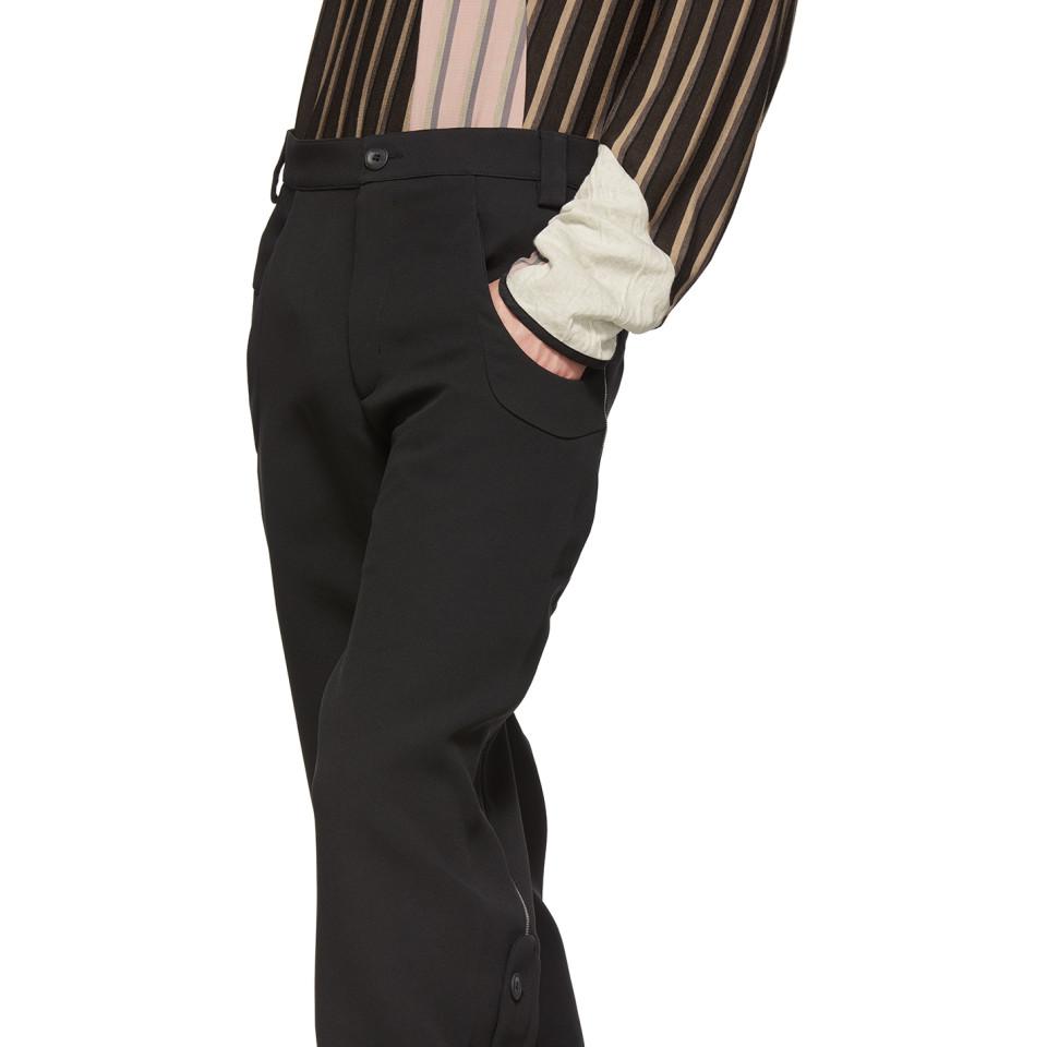 メンズ Kiko Kostadinov ブラック Irene トラウザーズ ブラック | Lyst