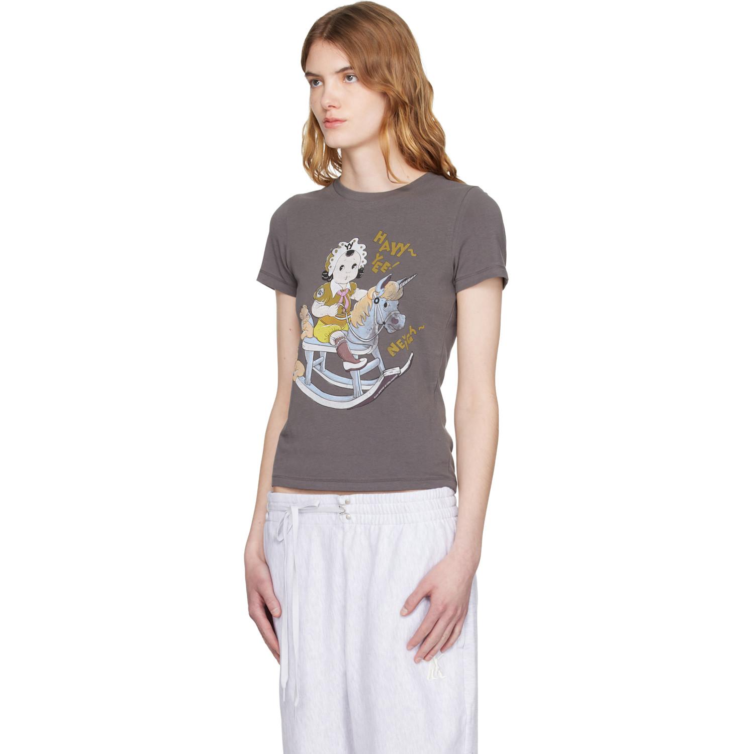 OPEN YY Rocking Baby T-Shirt in Black | Lyst