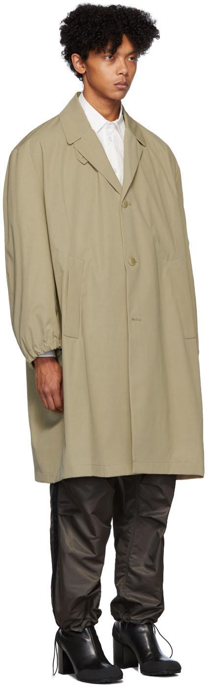beige car coat