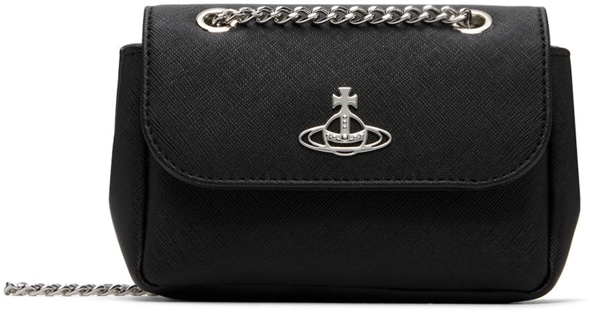 Vivienne Westwood レディース ブラック サフィアーノ スモール Bio  