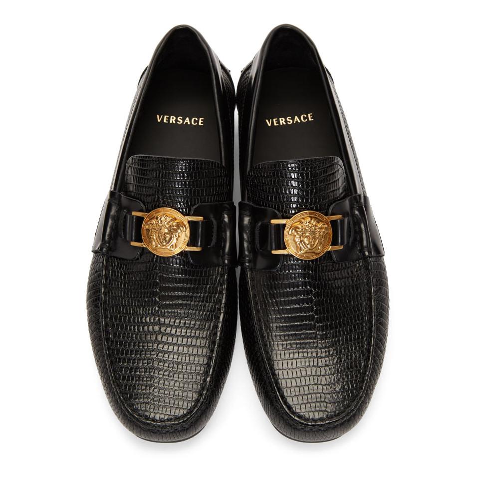 versace loafers men's