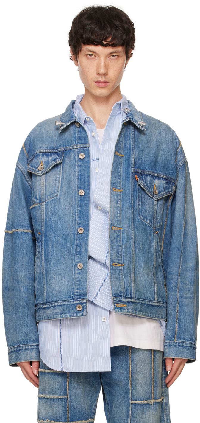 doublet SELVAGE DENIM JACKET INDIGO S