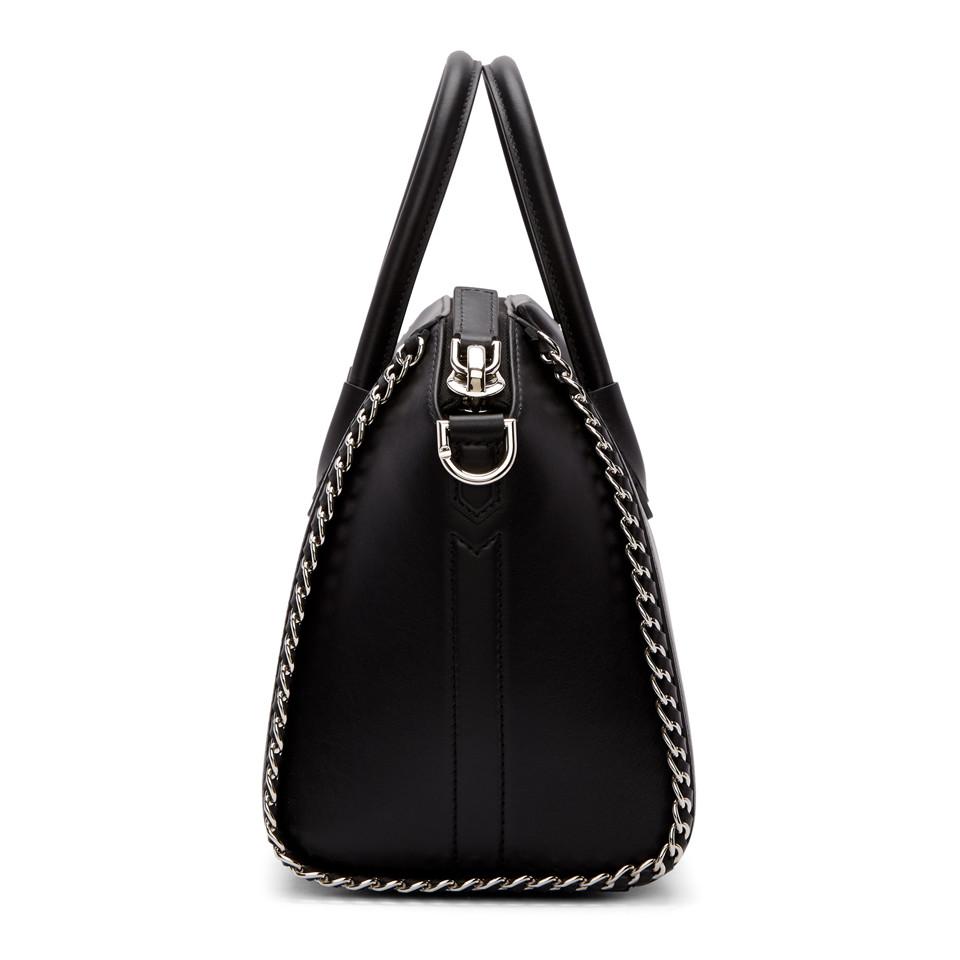 Givenchy Leather Black Small Chain Antigona Bag - Lyst