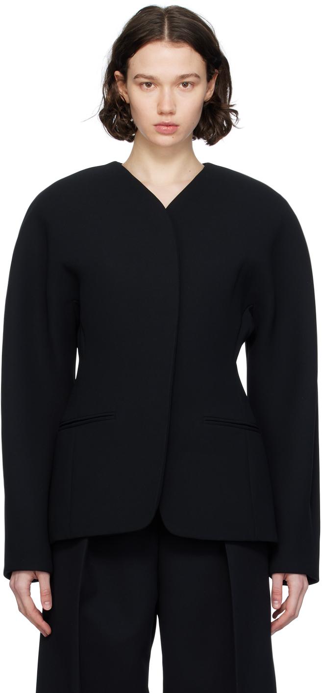 Jacquemus Les Sculptures 'La Veste Ovalo' Blazer in Black